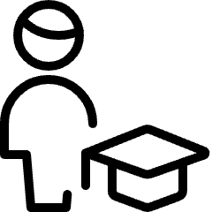 Single Man Actions Graduate Icon from Ultimate Light Set