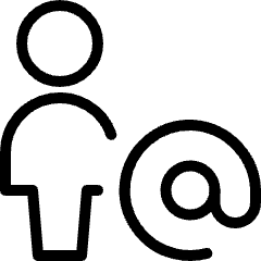 Single Neutral Actions Address Icon from Ultimate Light Set