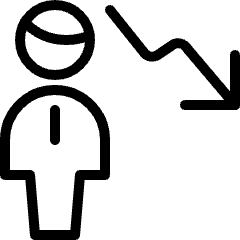 Single Man Decrease Icon from Ultimate Light Set