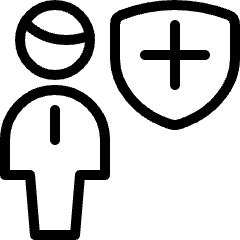 Single Man Shield Icon from Ultimate Light Set