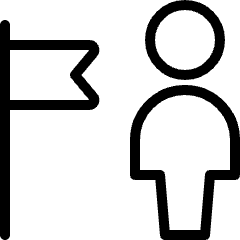 Single Neutral Flag 1 Icon from Ultimate Light Set