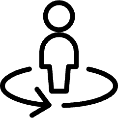 Single Neutral Rotate Icon from Ultimate Light Set