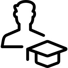 Single Man Actions Graduate Icon from Ultimate Light Set