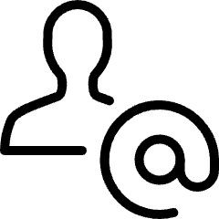 Single Neutral Actions Address Icon from Ultimate Light Set