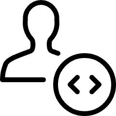 Single Neutral Actions Coding Icon from Ultimate Light Set