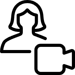Single Woman Actions Video Icon from Ultimate Light Set