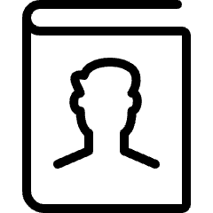 Single Man Book Icon from Ultimate Light Set