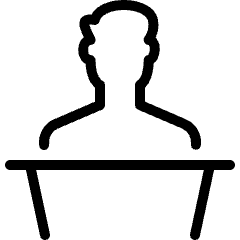 Single Man Podium Icon from Ultimate Light Set