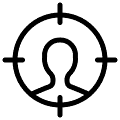 Single Neutral Aim Icon from Ultimate Light Set