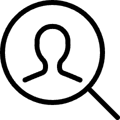 Single Neutral Search Icon from Ultimate Light Set