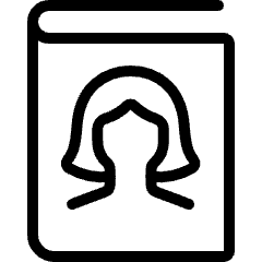 Single Woman Book Icon from Ultimate Light Set