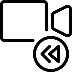 Controls Camera Backward Icon from Ultimate Light Set