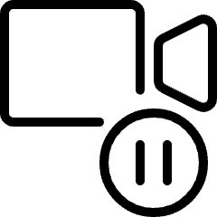 Controls Camera Pause Icon from Ultimate Light Set