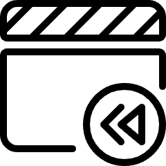 Controls Movie Backward Icon from Ultimate Light Set