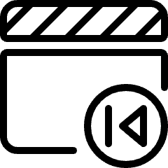 Controls Movie Previous Icon from Ultimate Light Set