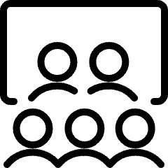 Movies Audience Icon from Ultimate Light Set
