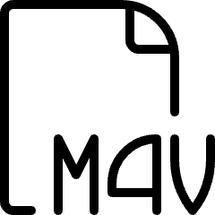 Video File M 4 V 1 Icon from Ultimate Light Set