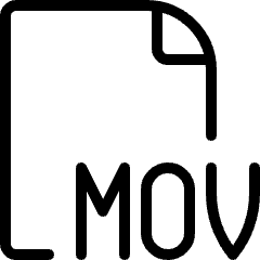 Video File Mov 1 Icon from Ultimate Light Set