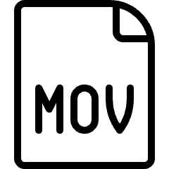 Video File Mov Icon from Ultimate Light Set
