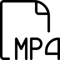 Video File Mp 4 1 Icon from Ultimate Light Set