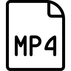 Video File Mp 4 Icon from Ultimate Light Set