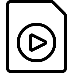 Video File Play Circle Icon from Ultimate Light Set