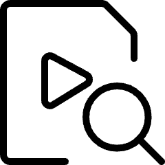 Video File Search Icon from Ultimate Light Set