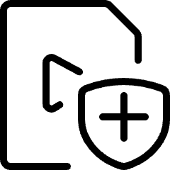 Video File Shield Icon from Ultimate Light Set