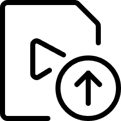 Video File Upload Icon from Ultimate Light Set