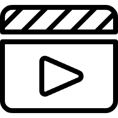 Video Player Movie 1 Icon from Ultimate Light Set