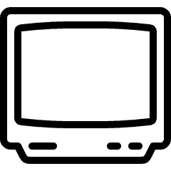 Vintage Tv 3 Icon from Ultimate Light Set