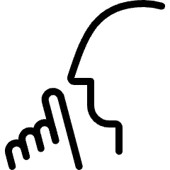 Allowances Silence Icon from Ultimate Light Set
