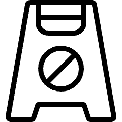 Cleaning Sign Icon from Ultimate Light Set