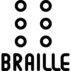 Disability Braille 1 Icon from Ultimate Light Set
