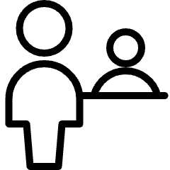 Information Desk Customer Icon from Ultimate Light Set