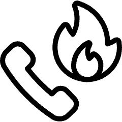 Safety Call Firefighters 1 Icon from Ultimate Light Set