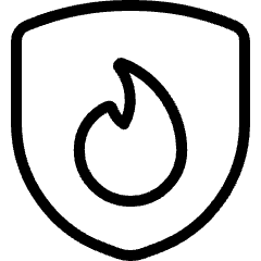 Safety Fire Shield Icon from Ultimate Light Set