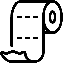 Toilet Paper Icon from Ultimate Light Set