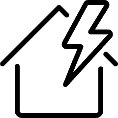 Natural Disaster Bolt Icon from Ultimate Light Set