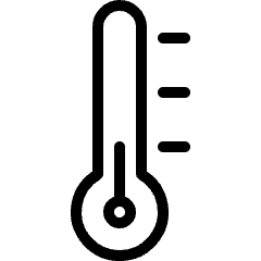 Temperature Thermometer Low Icon from Ultimate Light Set