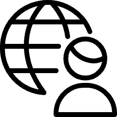 Human Resources Network Icon from Ultimate Light Set