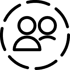 Human Resources Search Team Icon from Ultimate Light Set
