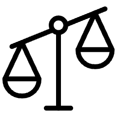 Legal Scale Unequal Icon from Ultimate Light Set