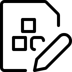 Office File Module Edit Icon from Ultimate Light Set