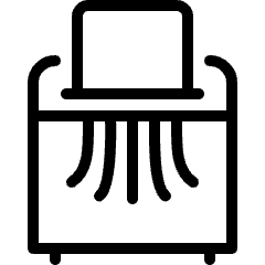 Office Shredder Icon from Ultimate Light Set