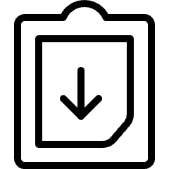 Task List Download Icon from Ultimate Light Set