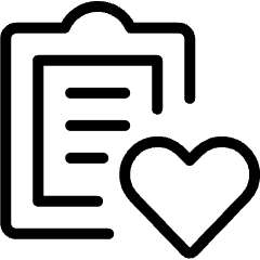 Task List Heart Icon from Ultimate Light Set