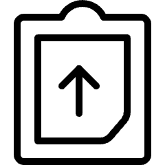 Task List Upload Icon from Ultimate Light Set