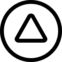 Arrow Button Circle Up Icon from Ultimate Regular Set