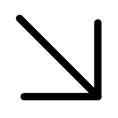 Arrow Corner Right Icon from Ultimate Regular Set